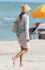IVANKA TRUMP Out at a Beach in Miami 05/114/2023