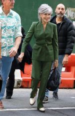 JANE FONDA Arrives at Today Show to Promote Her Latest Movie Book Club: The Next Chapter in New York 05/08/2023