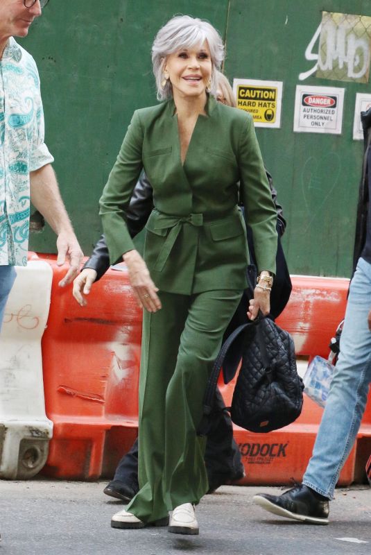 JANE FONDA Arrives at Today Show to Promote Her Latest Movie Book Club: The Next Chapter in New York 05/08/2023