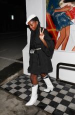 JANELLE MONAE Out for Dinner at Drake