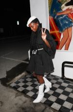 JANELLE MONAE Out for Dinner at Drake