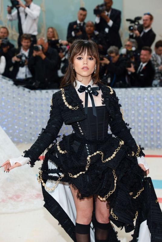 JENNA ORTEGA at 2023 Met Gala Celebrating Karl Lagerfeld: A Line of Beauty in New York 05/01/2023