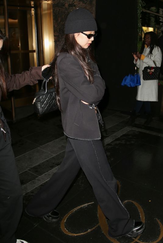 JENNIE KIM Leaves Carlyle Hotel in New York 04/30/2023