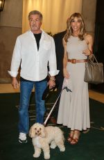JENNIFER FLAVIN and Sylvester Stallone Promotes Their New Reality Show The Family Stallone in New York 05/11/2023