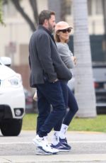 JENNIFER GARNER and Ben Affleck Out in Brentwood After a School Event 05/17/2023