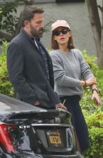 JENNIFER GARNER and Ben Affleck Out in Brentwood After a School Event 05/17/2023