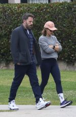 JENNIFER GARNER and Ben Affleck Out in Brentwood After a School Event 05/17/2023
