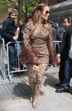 JENNIFER LOPEZ Arrives at Live with Kelly and Mark in New York 05/03/2023