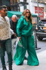JENNIFER LOPEZ Out to Promotes Her New Show Mother in New York 05/02/2023