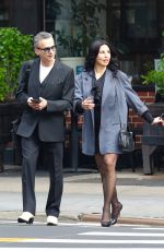 JENNIFER SKILAS-GAHAN and Dave Gahan Out in New York 05/09/2023