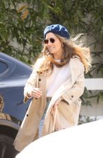 JESSICA BIEL Leaves San Vicente Bungalows in West Hollywood 05/02/2023