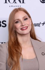 JESSICA CHASTAIN at 76th Annual Tony Awards Meet the Nominees Press Event in New York 05/04/2023