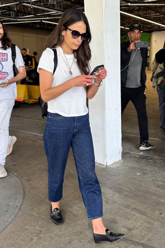 JORDANA BREWSTER Arrives at Los Angeles International Airport 05/16/2023