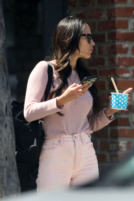 JORDANA BREWSTER Out for Ice Cream in Pacific Palisades 05/08/2023