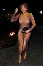 JORDYN WOODS Out for Dinner at Lavo in West Hollywood 05/19/2023