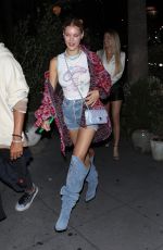 JOY CORRIGAN Out for Dinner at Lavo Restaurant in West Hollywood 05/19/2023