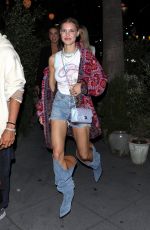 JOY CORRIGAN Out for Dinner at Lavo Restaurant in West Hollywood 05/19/2023