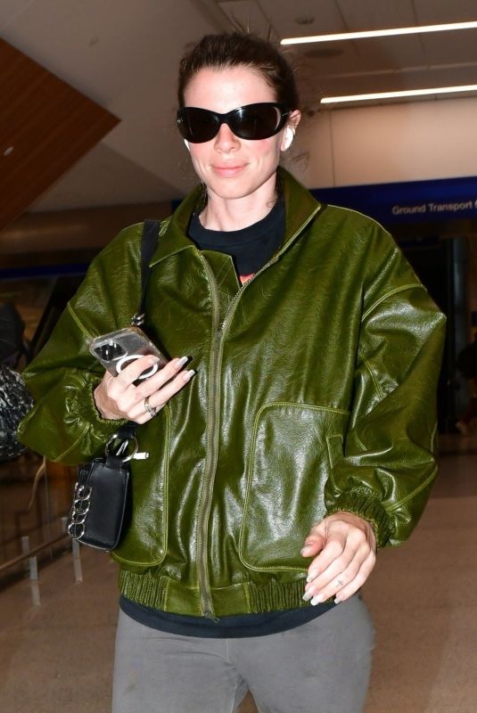 JULIA FOX Arrives at LAX Airport in Los Angeles 05/08/2023