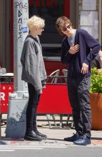 JULIA GARNER and Charlie Tahan Out in New York 05/25/2023