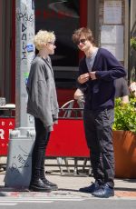 JULIA GARNER and Charlie Tahan Out in New York 05/25/2023