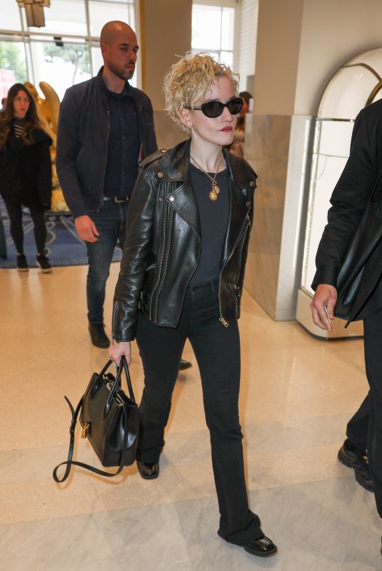 JULIA GARNER Arrives at Martinez Hotel in Cannes 05/21/2023