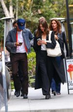 KAIA GERBER and Austin Butler Out for Dinner with Cindy Crawford and Rande Gerber in Los Angeles 05/25/2023