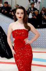 KAITLYN DEVER at 2023 Met Gala Celebrating Karl Lagerfeld: A Line of Beauty in New York 05/01/2023