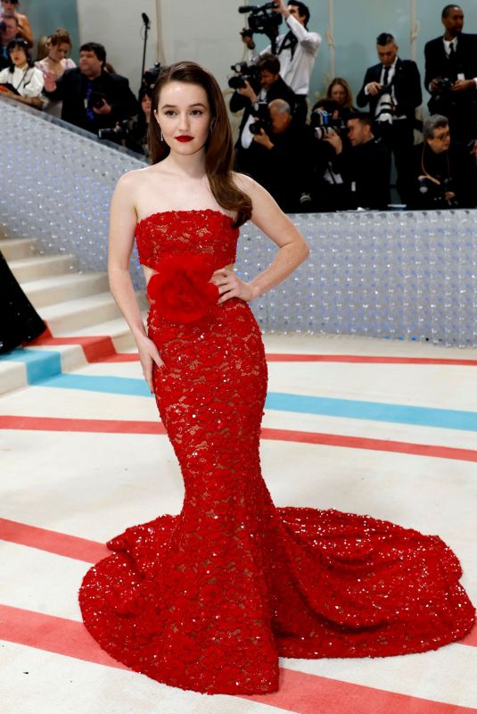 KAITLYN DEVER at 2023 Met Gala Celebrating Karl Lagerfeld: A Line of Beauty in New York 05/01/2023