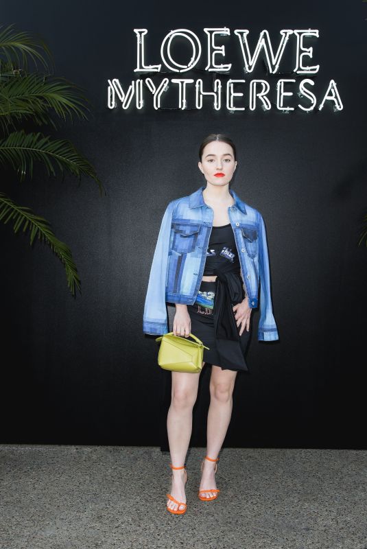 KAITLYN DEVER at Mytheresa x Loewe Celebrate Paula