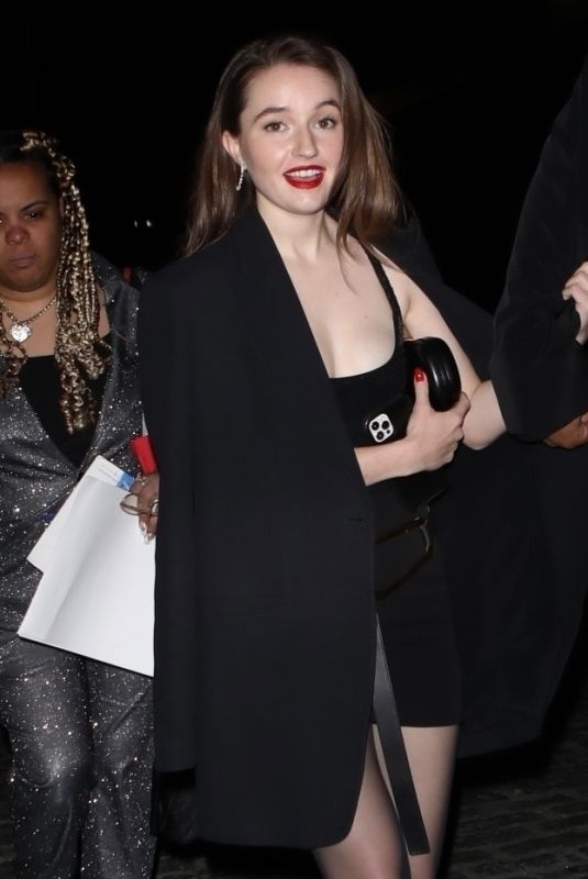 KAITLYN DEVER Leaves Met Gala Afterparty at Boom Boom Room in New York 05/01/2023