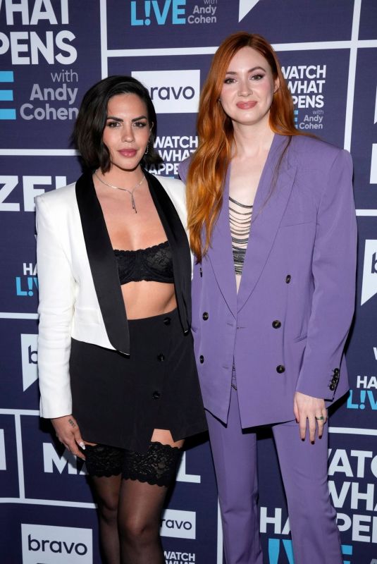 KAREN GILLAM and KATIE MALONEY at Watch What Happens Live with Andy Cohen 05/09/2023