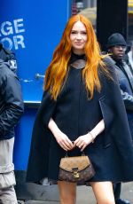KAREN GILLAN Arrives at Good Morning America in New York 05/04/2023