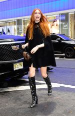 KAREN GILLAN Arrives at Good Morning America in New York 05/04/2023