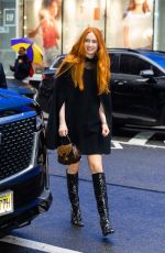 KAREN GILLAN Arrives at Good Morning America in New York 05/04/2023