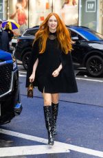 KAREN GILLAN Arrives at Good Morning America in New York 05/04/2023
