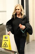 KATHY HILTON Leaves E-Baldi Italian Restaurant in Beverly Hills 05/10/2023