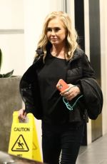 KATHY HILTON Leaves E-Baldi Italian Restaurant in Beverly Hills 05/10/2023