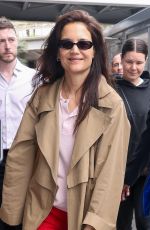KATIE HOLMES Arrives at Nice Airport 05/17/2023