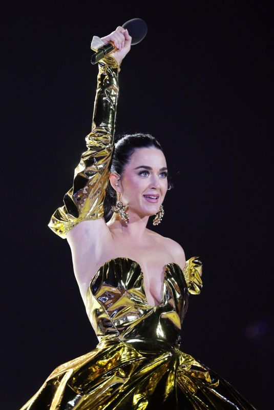 KATY PERRY Performs at Coronation Concert in Windsor 05/07/2023
