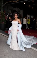 KEKE PALMER Heading to Met Gala in New York 05/01/2023