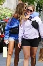 KELLY BENSIMON Out with Her Daughter Sea on Mother