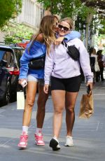 KELLY BENSIMON Out with Her Daughter Sea on Mother