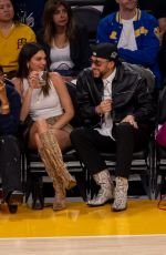 KENDALL JENNER and Bad Bunny at Lakers Game in Los Angeles 05/12/2023