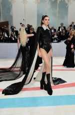 KENDALL JENNER at 2023 Met Gala Celebrating Karl Lagerfeld: A Line of Beauty in New York 05/01/2023