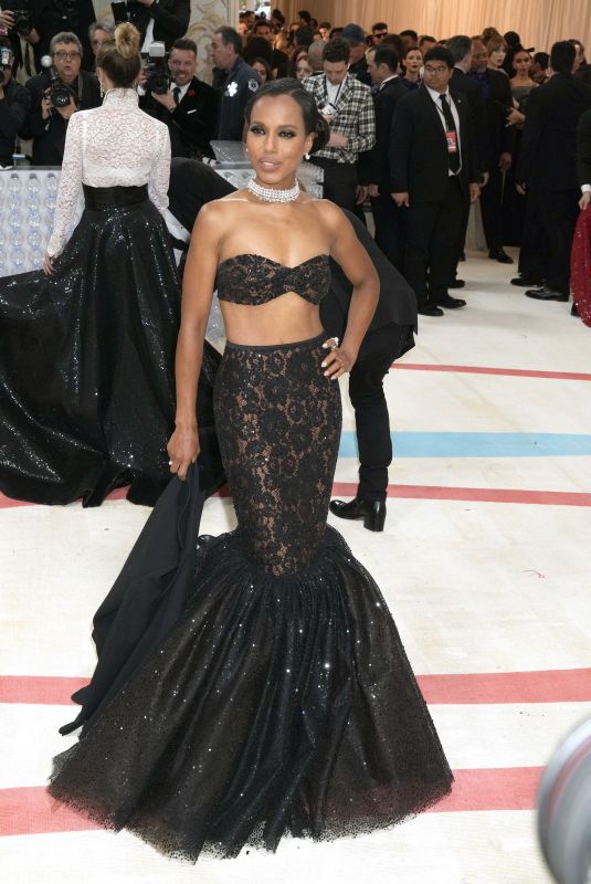 KERRY WASHINGTON at 2023 Met Gala Celebrating Karl Lagerfeld: A Line of Beauty in New York 05/01/2023