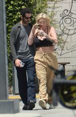 KESHA and Riccardo Maddalosso Out Kissing in Los Angeles 05/08/2023