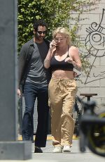 KESHA and Riccardo Maddalosso Out Kissing in Los Angeles 05/08/2023