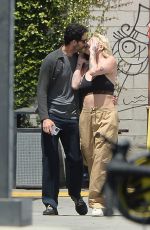 KESHA and Riccardo Maddalosso Out Kissing in Los Angeles 05/08/2023