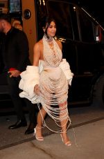 KIM KARDASHIAN Arrives at Her Hotel After 2023 Met Gala in New York 05/01/2023