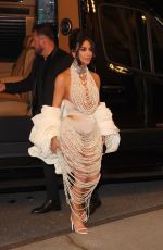 KIM KARDASHIAN Arrives at Her Hotel After 2023 Met Gala in New York 05/01/2023
